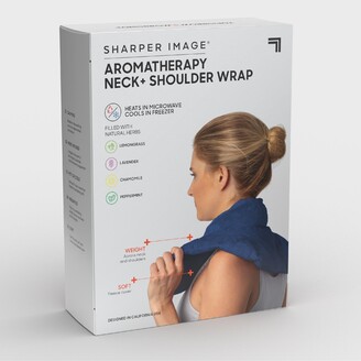 Sharper Image Warming & Cooling Aromatherapy Neck & Shoulder Wrap Pad