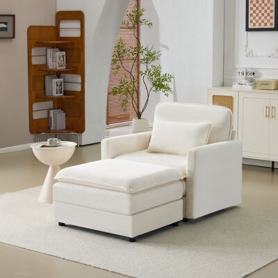 Mercer41 Modular Comfort Corduroy Sofa For Cozy Living Spaces