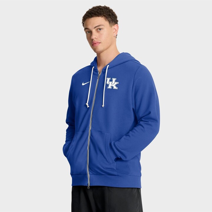 Nike Men's Royal Kentucky Wildcats 2025 Sideline Standard Issue Dri-fit Full-Zip Hoodie