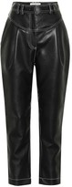 Thumbnail for your product : Philosophy di Lorenzo Serafini High-rise faux-leather pants