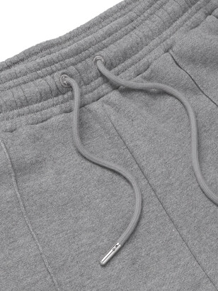 Ninety Percent Melange Loopback Organic Cotton-Jersey Sweatpants - Men - Gray
