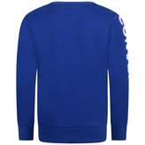 Thumbnail for your product : Converse ConverseBoys Blue Chevron Crew Neck Sweatshirt