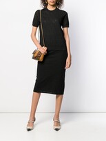 Thumbnail for your product : Fendi FF motif knitted skirt