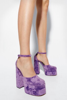 lilac platform shoes