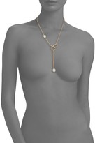 Thumbnail for your product : Pomellato Nudo 18K Rose & White Gold, Diamond, Topaz & Mother-Of-Pearl Lariat Necklace