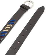 Thumbnail for your product : Isabel Marant Zitty Lace Embellished Leather Belt - Womens - Black