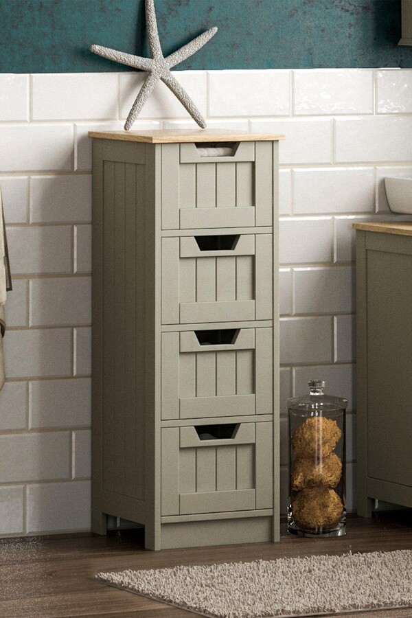Home Discount Bath Vida Priano 4 Drawer Freestanding Unit Bathroom