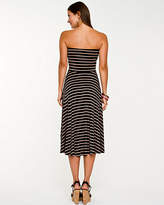Thumbnail for your product : Le Château Stripe Strapless Jersey Dress