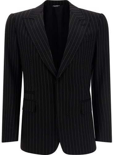 Dolce & Gabbana Pinstripe Stretch Sicilia-Fit Jacket