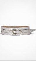 Thumbnail for your product : Express Crinkled Metallic Skinny Belt