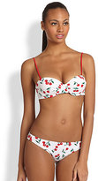 Thumbnail for your product : Shoshanna Cherry-Print Convertible Bra Top