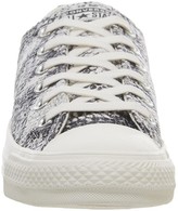 Thumbnail for your product : Converse All Star Low Trainers Egret Snakeprint Black Animal Exclusive