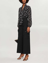 Thumbnail for your product : Ted Baker Polka dot-print crepe blouse