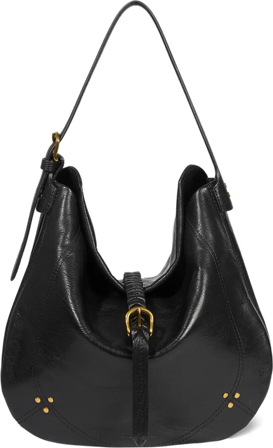 Jerome Dreyfuss Luis buckle studded shoulder bag