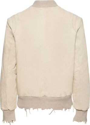 Giorgio Brato Reversible Leather Varsity Jacket