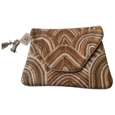 Thumbnail for your product : Antik Batik Beige Leather Clutch bag