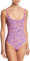 Thumbnail for your product : Diane von Furstenberg Classic Printed One-Piece Swimsuit