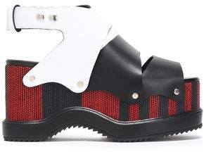 Proenza Schouler Woven Leather Platform Sandals