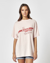 Thumbnail for your product : Charlie Holiday Women's Pink Shorts - Shotgun Oversized Boyfriend Tee - Size One Size, S at The Iconic