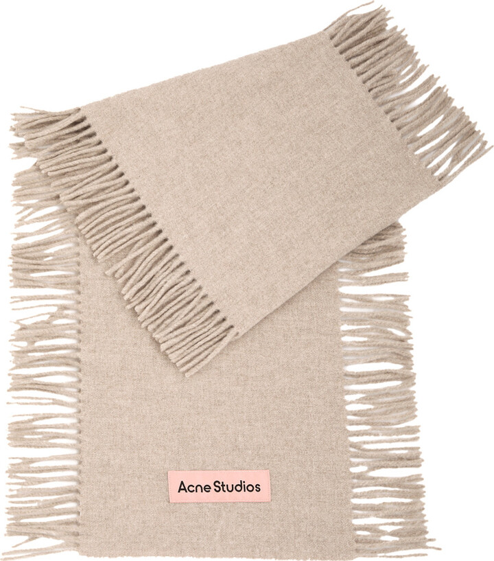 Acne Studios Canada Cancan Fringed Wool Scarf