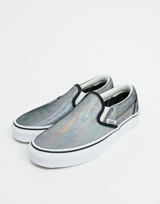 suede slip on platform vans