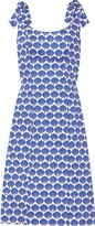 Shell Tie-Shoulder Sheath Dress 