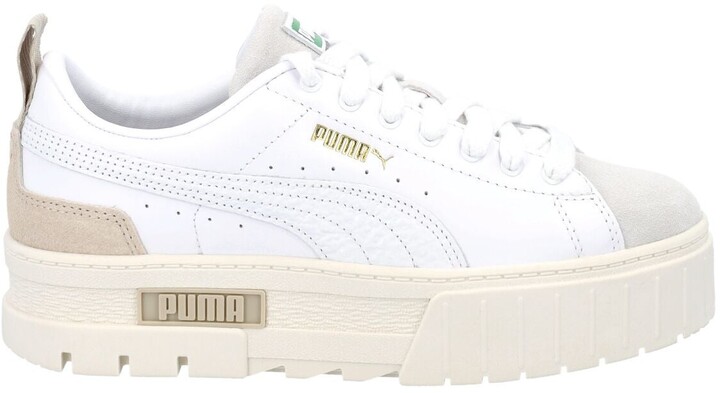 puma shoes all white