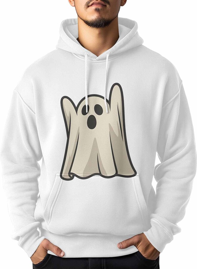 HIDIAEOI Halloween Ghost Hoodie for Men