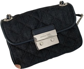michael kors blue denim purse