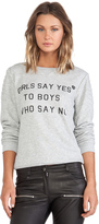 Thumbnail for your product : Zoe Karssen Girls Say Yes Sweatshirt