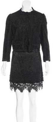 Dolce & Gabbana Lace Skirt Suit