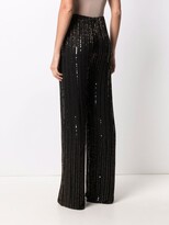 Thumbnail for your product : Jenny Packham Embellished Flared Trousers