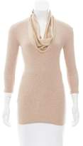 Thumbnail for your product : Rivamonti Monili Trimmed Cowl Neck Top