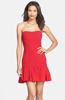 Thumbnail for your product : Jill Stuart Jill Strapless Fitted Crepe Dress