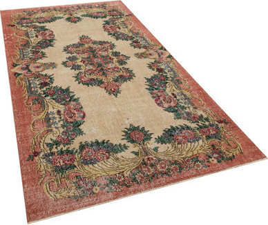 Isabelline Hull Antique Hand Woven Hull Runner Carpet