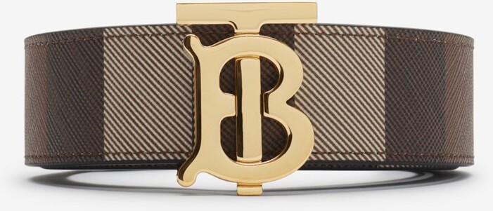 Burberry Reversible Check TB Belt
