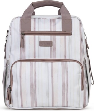 Ju-Ju-Be JuJuBe Nature Babe Diaper Bag Backpack - Watercolor Stripe