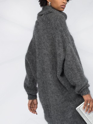 Isabel Marant Oversize Mohair-Wool Blend Roll-Neck Knit Jumper