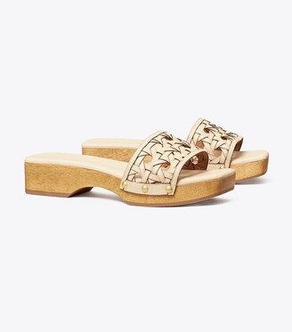 tory burch lug sole clog