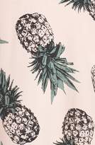 Thumbnail for your product : BB Dakota Pineapple Print Tie Back Fit & Flare Dress