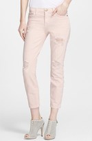 Thumbnail for your product : Current/Elliott 'The Stiletto' Jeans (Dusty Pink)