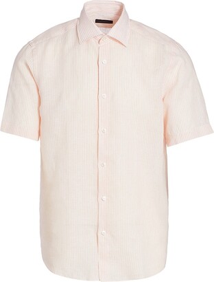 Cody Short-Sleeve Camp Shirt Saks Fifth Avenue Men Clothing Shirts Short sleeved Shirts 