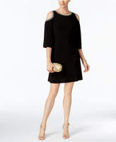 Thumbnail for your product : MSK Embellished Cold-Shoulder Shift Dress