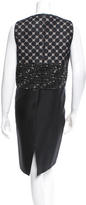 Thumbnail for your product : Giambattista Valli Embroidered Virgin Wool Dress
