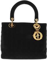 Lady Dior Cloth Handbag 