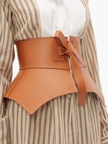 Thumbnail for your product : Loewe Obi Leather Belt - Tan