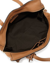 Thumbnail for your product : Alexander McQueen Skull Padlock Zip-Around Tote Bag, Brown