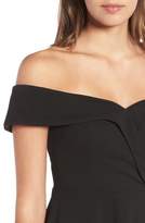 Thumbnail for your product : Speechless Off the Shoulder Scuba Crepe Skater Dress