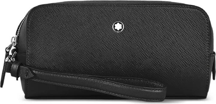 Montblanc Embossed Ring Leather Shoulder Bag