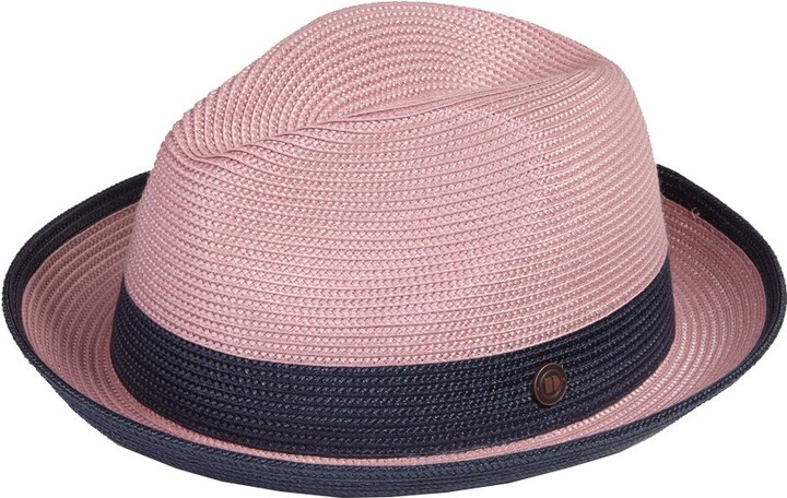 DASMARCA Summer Blush Crushable & Packable Straw Fedora Hat - Florence - S  - ShopStyle